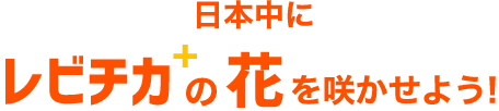 日本中にレビチカの花を咲かせよう